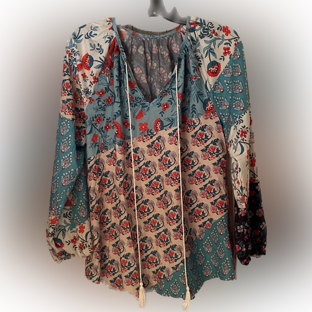 Gorgeous boho peasant blouse, EUC, size M